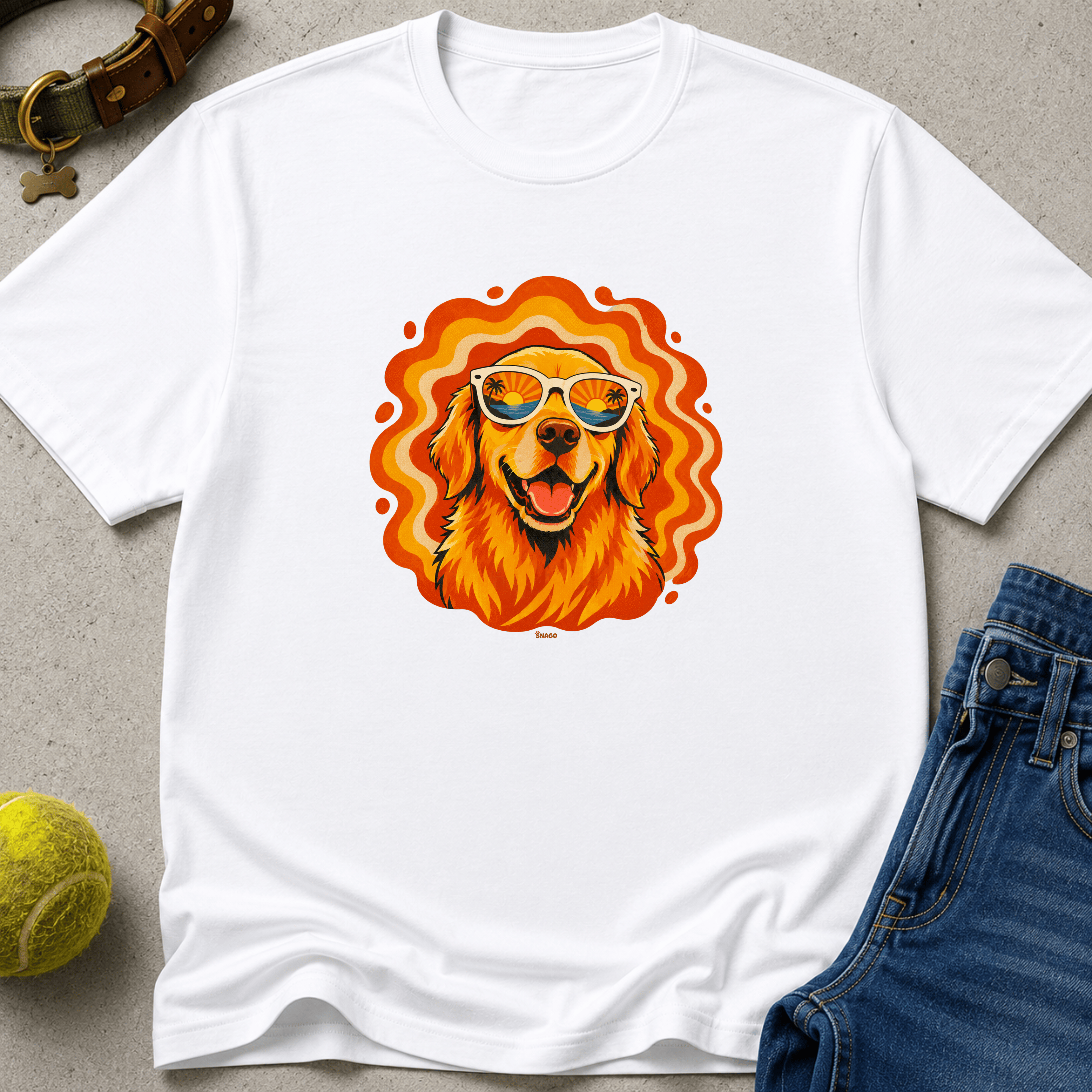 Snago T-Shirt The Sunshine Dog and Cat Tees for Pet Parents