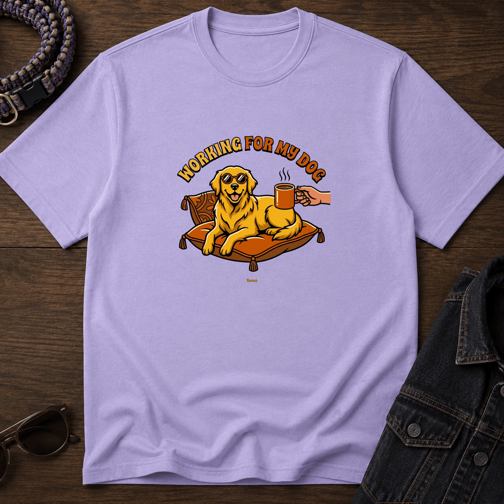 Snago T-Shirt Working For My Dog Dog and Cat Tees for Pet Parents